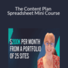 Anne Moss – The Content Plan Spreadsheet Mini Course
