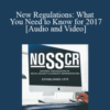 Stacy Cloyd, Lea Ko – New Regulations: What You Need to Know for 2017