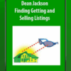 [Download Now] Dean Jackson – Finding Getting and Selling Listings