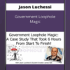 [Download Now] Jason Luchessi – Government Loophole Magic