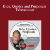 Jeffrey Gitomer – Bids, Quotes and Purposals Teleseminar