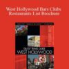 Joy of Life – West Hollywood Bars Clubs Restaurants List Brochure