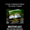 Lars Rain Gustafsson – Create Unlimited Online Revenue Content
