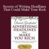Peter Sun – Secrets of Writing Headlines That Could Make Your Rich