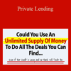 Private Lending – Ron Legrand