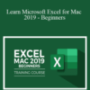 Simon Sez IT – Learn Microsoft Excel for Mac 2019 – Beginners