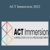 Steven C.Hayes – ACT Immersion 2022