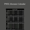 Tony Horton – P90X Alternate Calendar